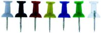 Alco Pinnwandnadel Kunststoff glasklar 12mm 20 ST