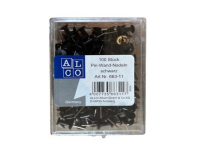 Alco Pinnwandnadel Kunststoff schwarz 12mm 100 ST