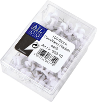 Alco Pinnwandnadel Kunststoff dunkelblau 12mm 100 ST