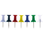 Alco Pinnwandnadel Kunststoff glasklar 12mm 100 ST
