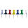 Alco Pinnwandnadel Kunststoff glasklar 12mm 100 ST