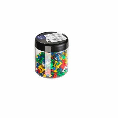 Alco Pinnwandnadel Kunststoff sortiert 12mm 200 ST