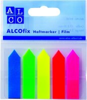 Alco Haftmarker ALCOfix Pfeil 50x12mm 5 Farben je 25...