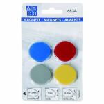 Alco Haftmagnet 7mm Ø 32mm sortiert 4 Stück