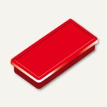 Alco Haftmagnet 23x50x8mm rot 10 Stück