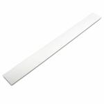 Alco Wandleiste Metall lackiert 5x50cm weiß