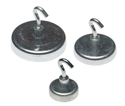 Alco Hakenmagnet Ø 25mm weiß