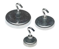 Alco Hakenmagnet Ø 25mm weiß