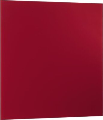 Alco Glastafel 48x48cm rot