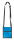 Brustbeutel Velocolor blau aus Polyester