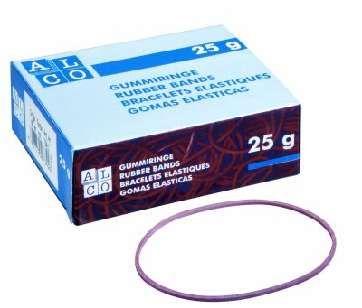 Alco Gummiring Naturkautschuk Ø 65 mm rot 25 g