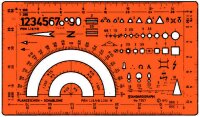 Standardgraph Katasterschablone Planzeichen I 1 Stück