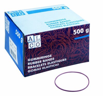 Alco Gummiring Naturkautschuk Ø 25 mm rot 500 g
