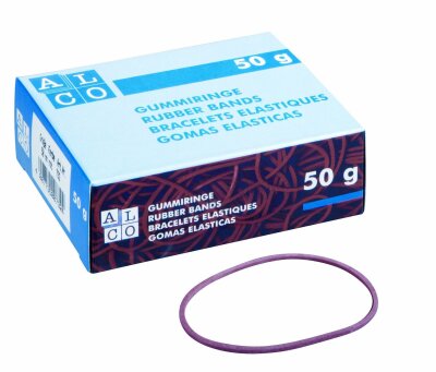 Alco Gummiring Naturkautschuk Ø 100 mm sortiert 50 g