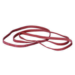 Alco Gummiband Naturkautschuk 4x130mm rot 1000g
