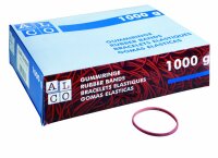 Alco Gummiband Naturkautschuk 10x130mm rot 1000g