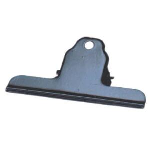 Alco Briefklemmer Metall, fabig lackiert 100mm schwarz 10 Stück