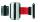 Alco Gurt-Wandkassette Innenbereich 50 mm 3 m Chrom mit rotem Gurt