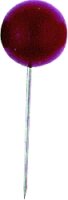 Alco Landkartennadel 16mm Ø8mm rot 20 Stück