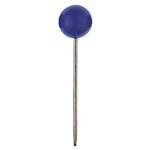 Alco Landkartennadel 16mm Ø8mm blau 20 Stück