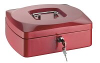 Alco Geldkassette Stahlblech 195x145xx80mm rot