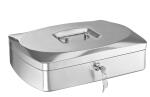 Alco Geldkassette Stahlblech 330x235xx90mm silber