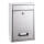 Alco Briefkasten Metall lackiert 215x85x320mm silber