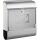 Alco Briefkasten Metall lackiert 410x115x360mm silber