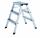 Alco Trittleiter Aluminium3-stufig 62cm silber