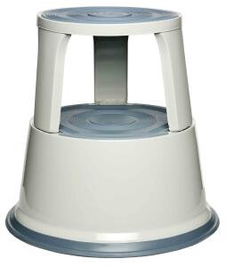Alco Rollhocker Metall lichtgrau