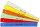 Standardgraph Twist & Swing Lineal 30 cm 4x5 Farben sortiert in Hängetasche im Karton