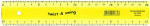 Standardgraph Twist & Swing Lineal 20 cm in fünf Farben sortiert 1 Stück