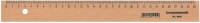 STG Lineal - Holz 30 cm Skala , mit Metallkante
