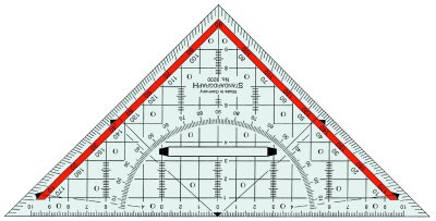Standardgraph Zeichendreieck 23 cm 1 Stück