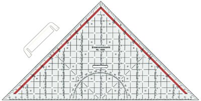 Standardgraph Zeichendreieck 32 cm abn. Griff 1 Stück