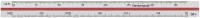 Standardgraph Dreikantmaßstab 15 cm Aluminium natur...