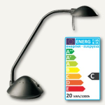 Alco Halogen-Tischleuchte 954 Kunststoff 20W schwarz
