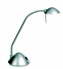 Alco Halogen-Tischleuchte 954 Kunststoff 20W silber