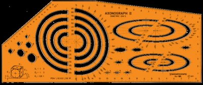 Schablone Dimetric STANDARDGRAPH 1185