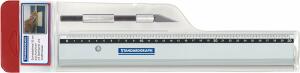 Standardgraph Aluminium-Schneidelineal 50 cm mit Messer 1 Stück