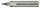 Zeichenfeder hart vernickelt STANDARDGRAPH HI-6H 0,5mm