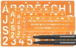 Standardgraph Schablonen Set 5-10-15-20-30 mm + Fineliner...