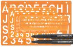 Standardgraph Schablonen Set 5-10-15-20 mm + Fineliner...