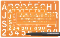 Standardgraph Schablonen Set 5-10-20-30 mm + Fineliner 01...
