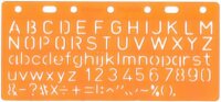 Standardgraph Schablone Standard-Schrift 50 mm...