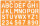 Standardgraph Schablone Standard-Schrift 20 mm Großbuchstaben 1 Stück