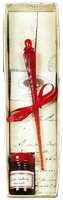Rubinato Federhalter gedreht gedreht aus Muranoglas mit...