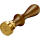 Standardgraph Messingsiegel Ø 20 mm mit Holzgriff Ornament 1 Stück