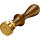 Standardgraph Messingsiegel Ø 20 mm mit Holzgriff Stern 1 Stück