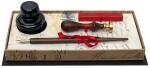Kugelschreiber HolzFederhalter Tinte 40 ml Siegel und...